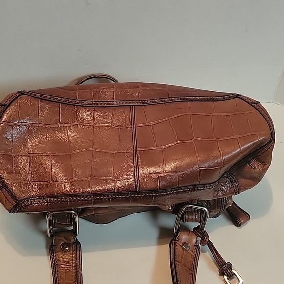 FOSSIL LEATHER HANDBAG. - Picture 14 of 16